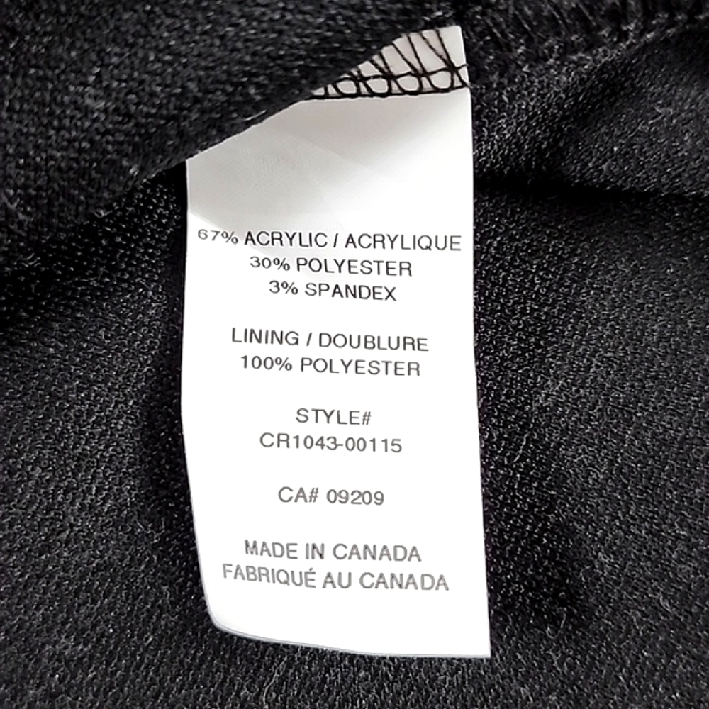 Cleo Sleeveless Dress Black Grey Boat Neckline Knee Length Fitted Size 10 - Picture 7 of 12